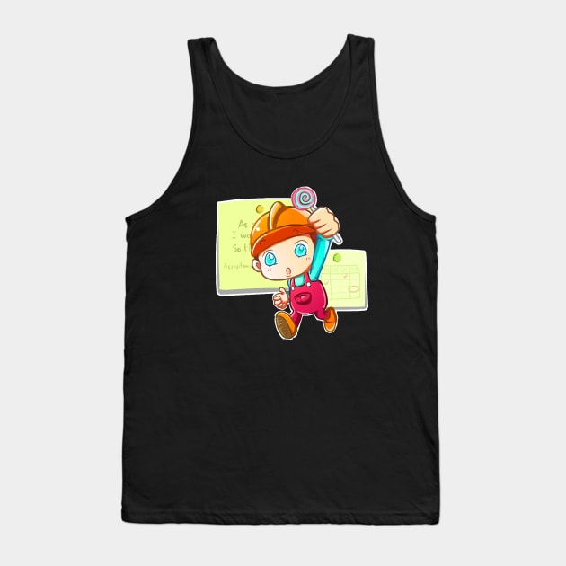 Scrum Master Kid Tank Top by playlite